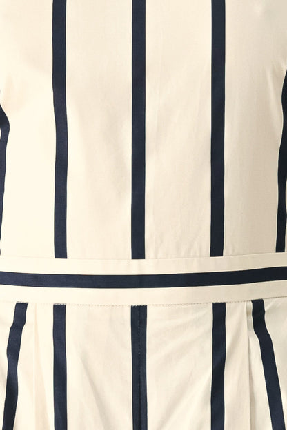 MONACO STRIPE WOVEN JUMPSUIT