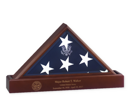 Flag Connections, American Burial Flag Case, Casket Flag Case