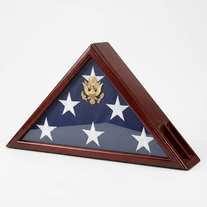 Flag Connections Flag case profile with a built-in urn compartment