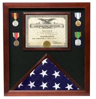 Flag Connections Veterans Made Flag Document Case, Cherry American Flags 3 x 5