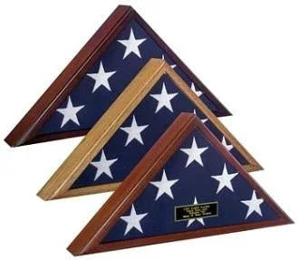 Flag Display Case 5x8 flag, Capitol Hill Cherry Flag Case.