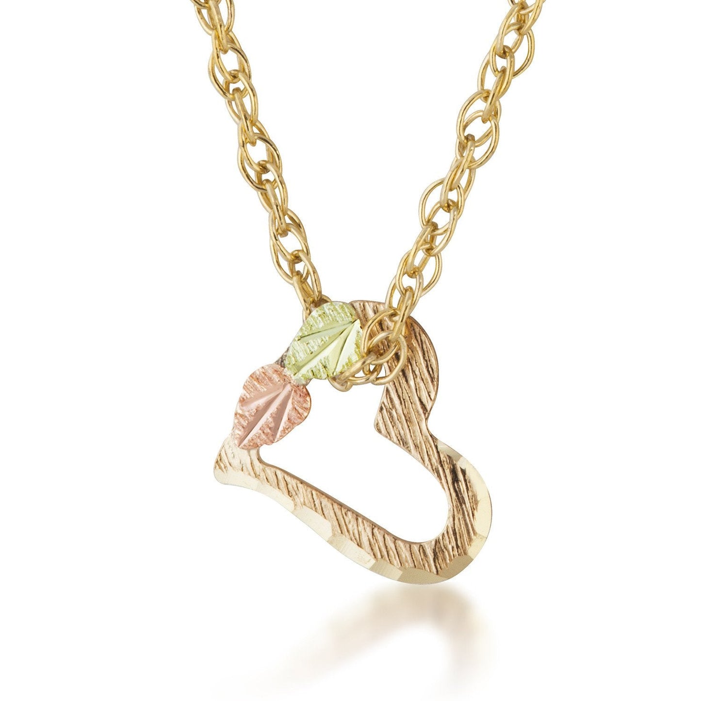 Hanging Heart - Black Hills Gold Pendant