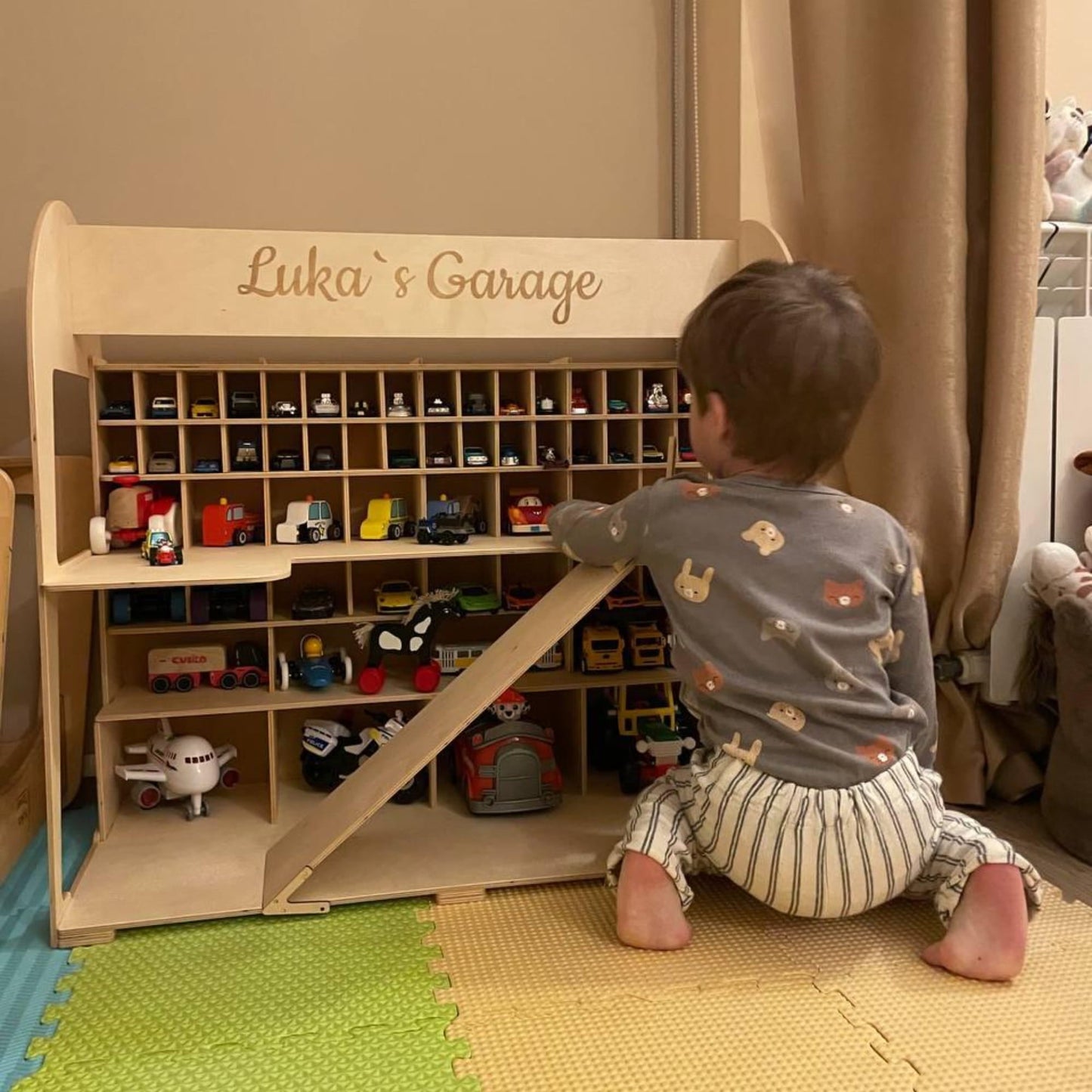 Toy Car Garage Storage