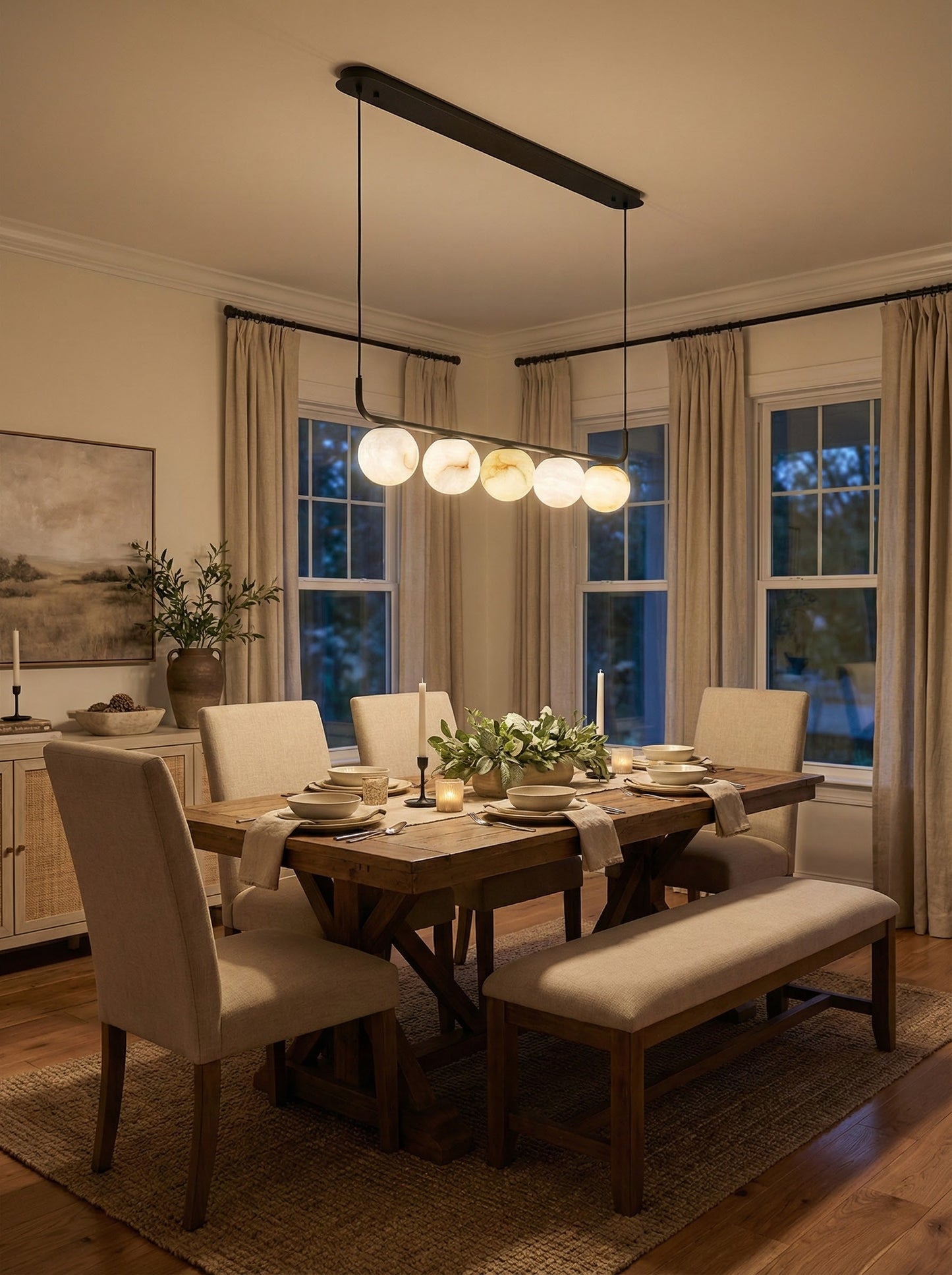 Tribeca Alabaster Pendant Lamp