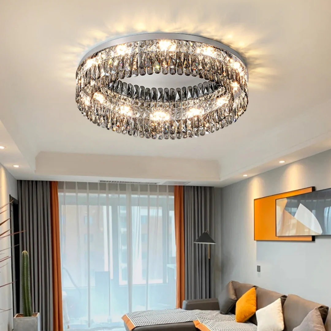 Round Giano Crystal Ceiling Ceiling light
