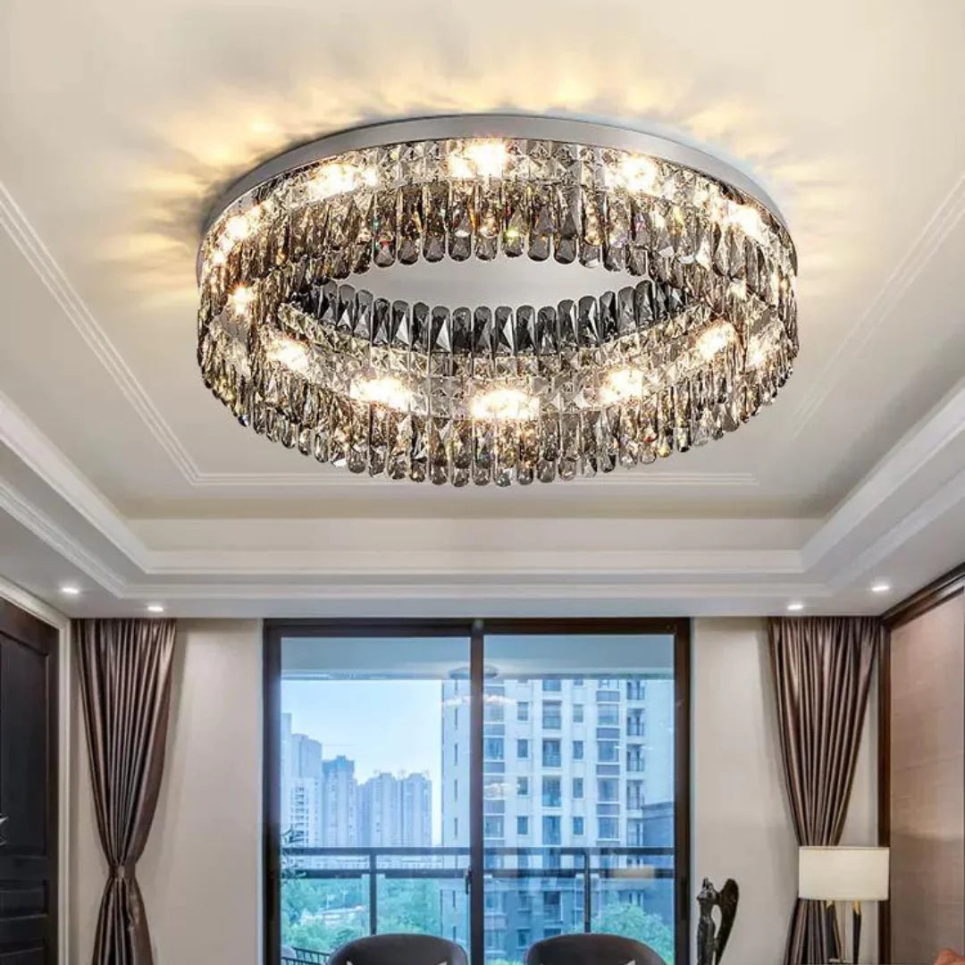 Round Giano Crystal Ceiling Ceiling light