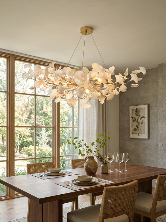Gingko Ceramic Chandelier B