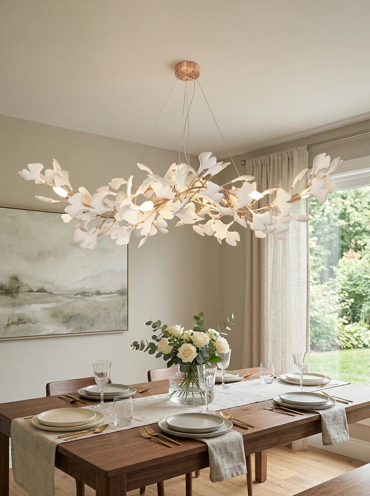 Gingko Ceramic Chandelier K