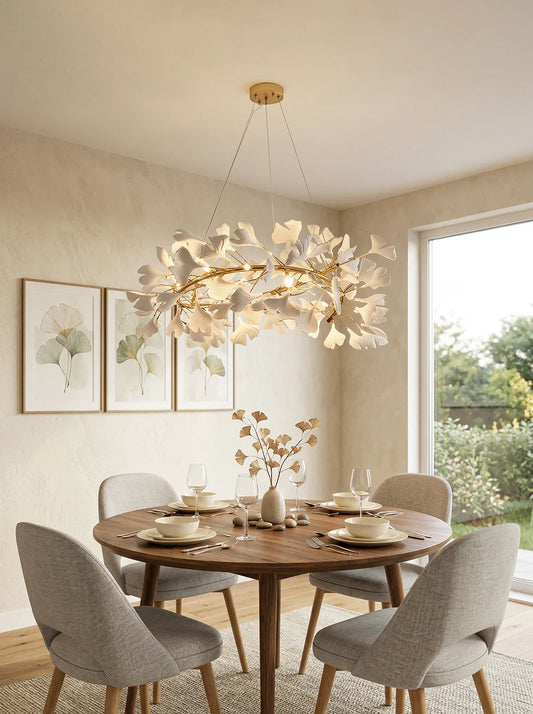 Gingko Ceramic Chandelier U
