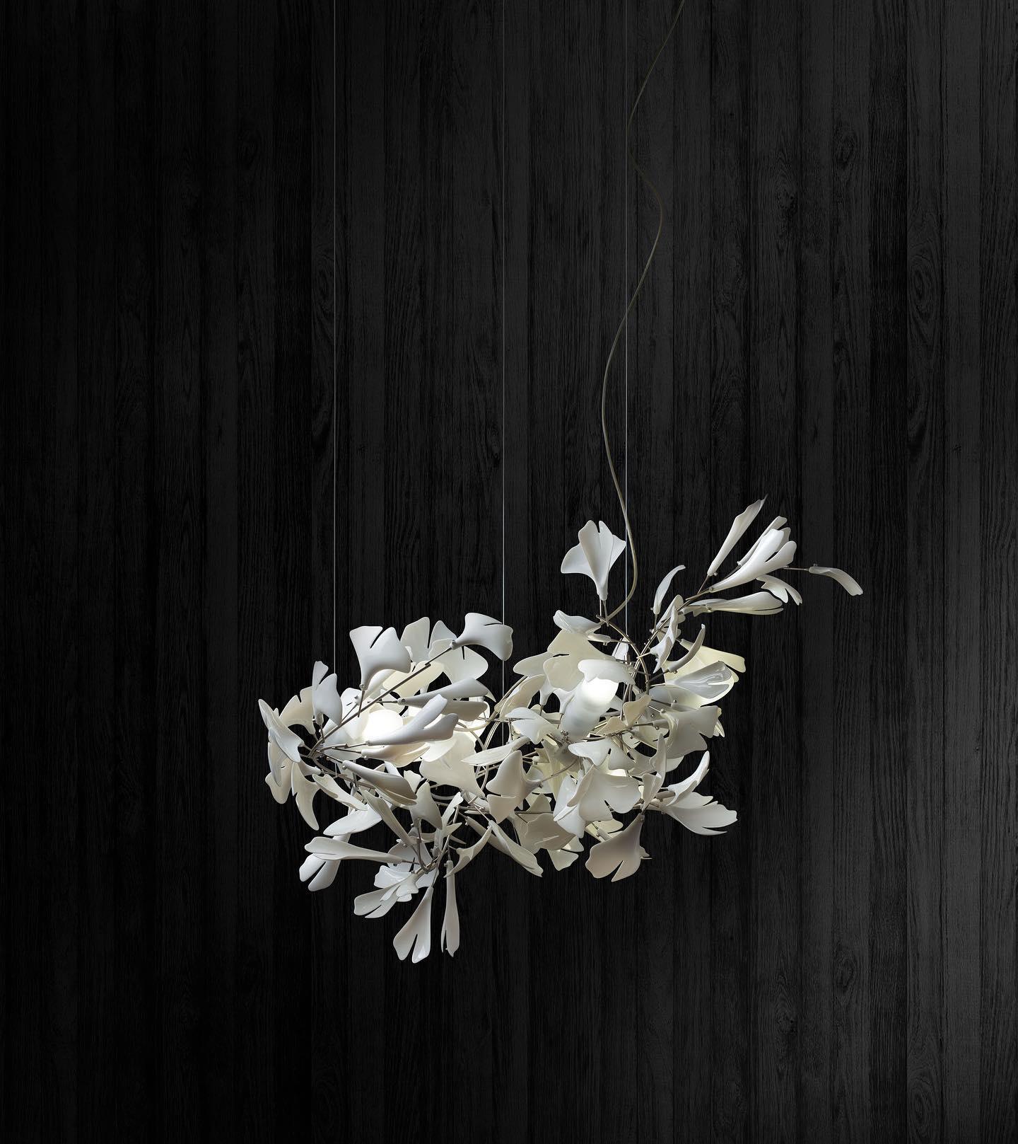 Gingko Ceramic Chandelier A