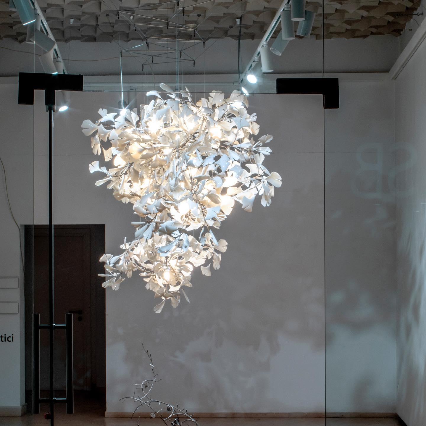 Gingko Ceramic Chandelier A