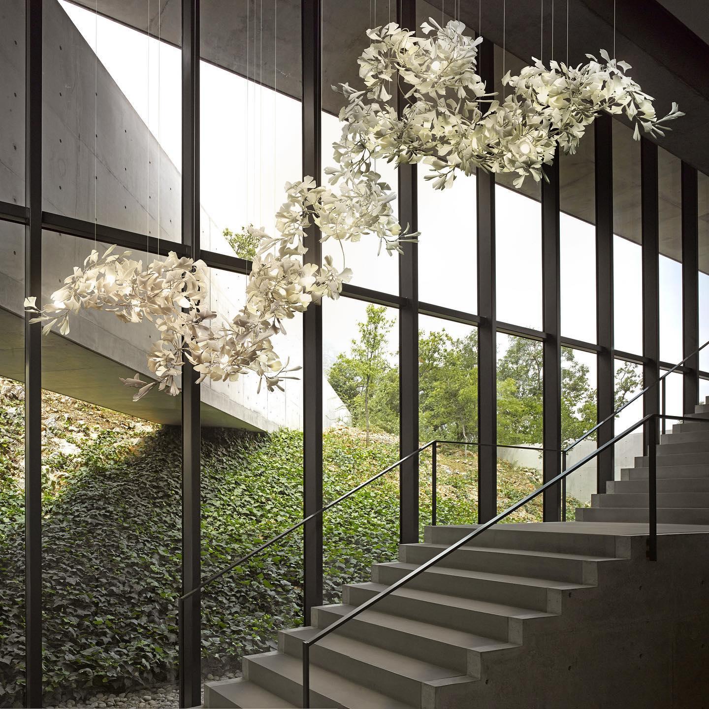 Gingko Ceramic Chandelier A