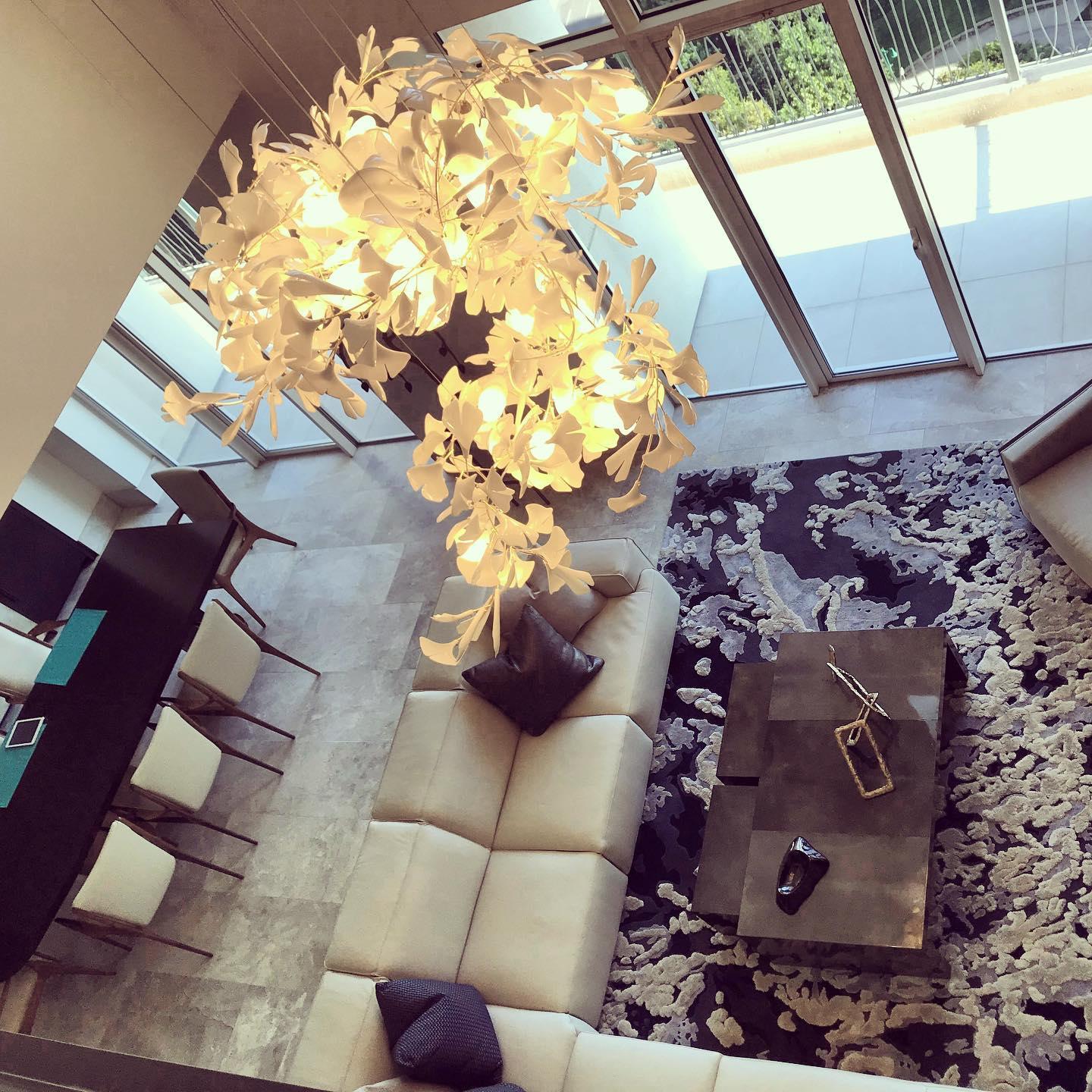 Gingko Ceramic Chandelier A