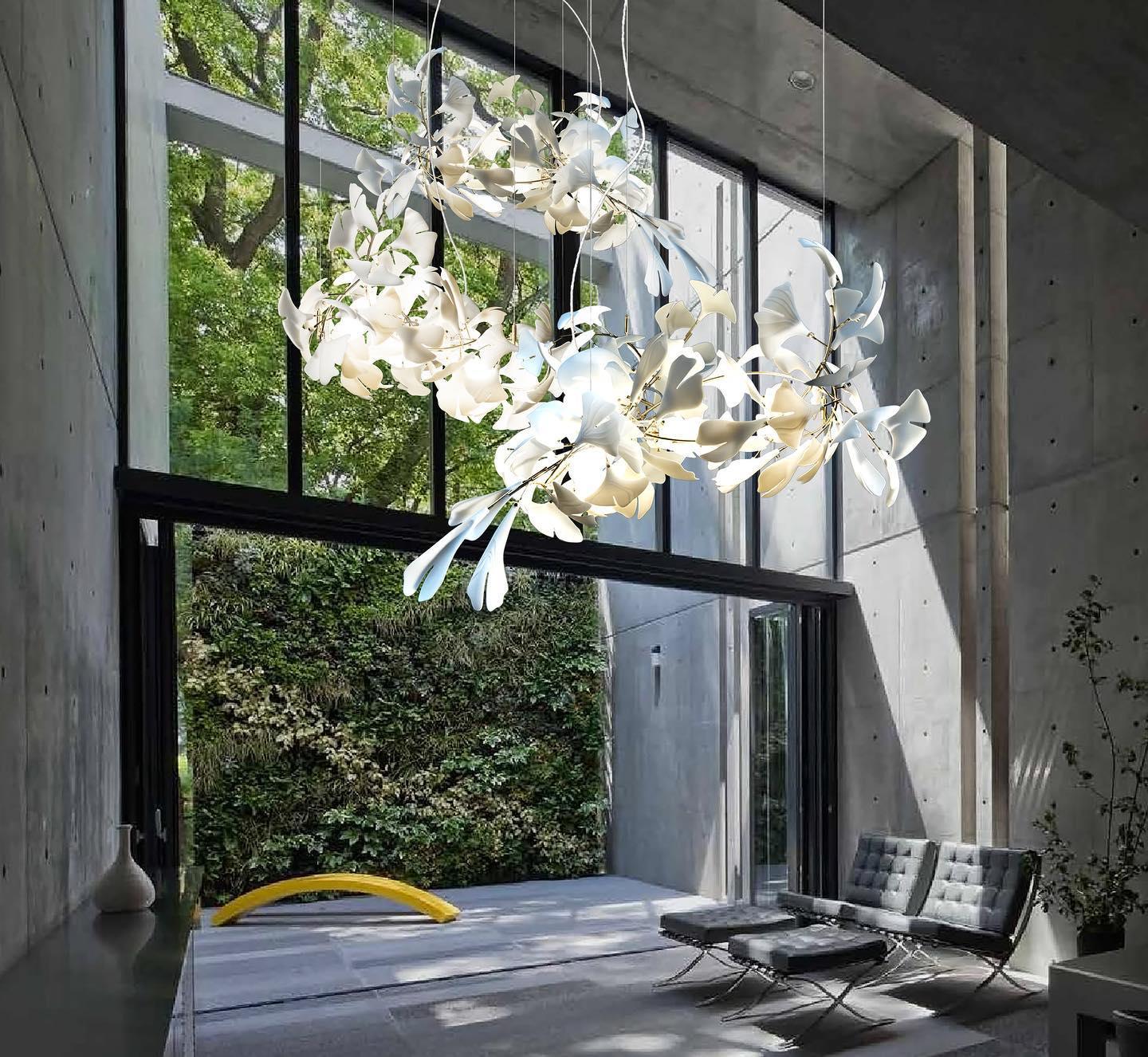 Gingko Ceramic Chandelier A