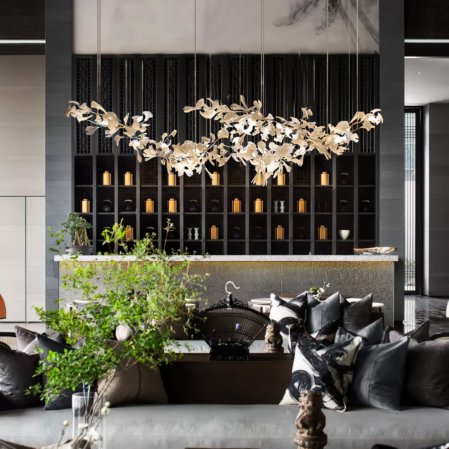 Gingko Ceramic Chandelier K