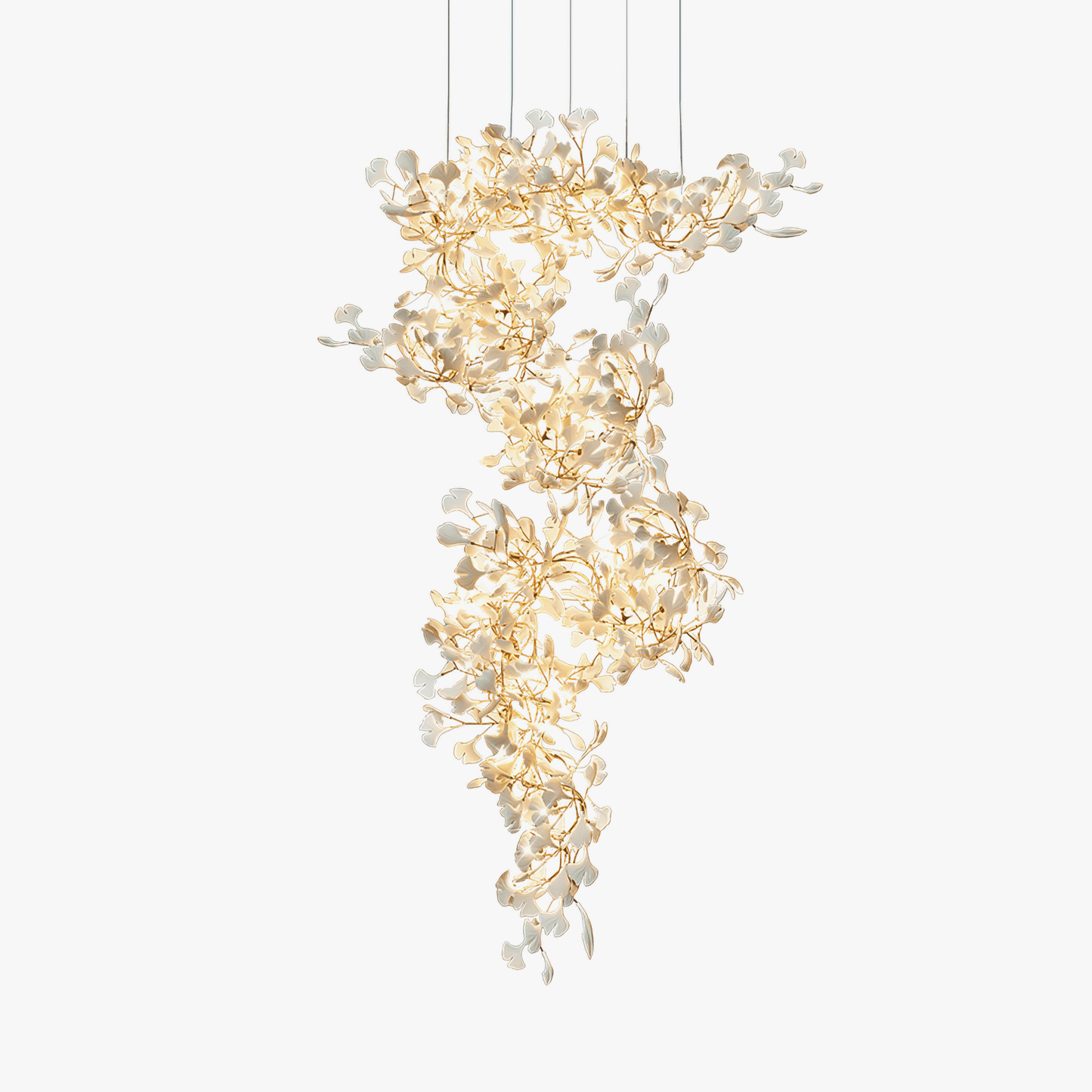 Gingko Ceramic Chandelier F