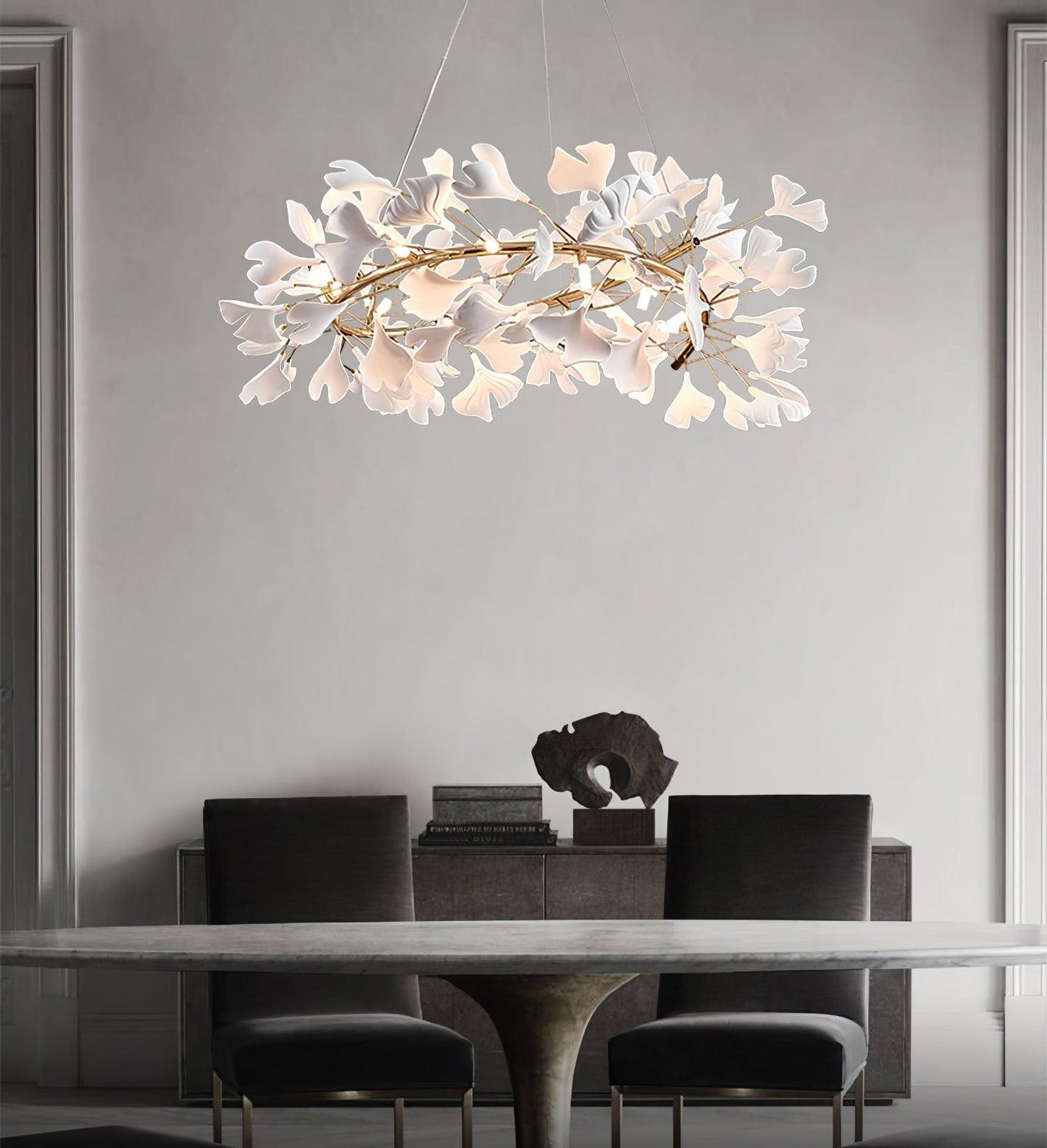 Gingko Ceramic Chandelier U
