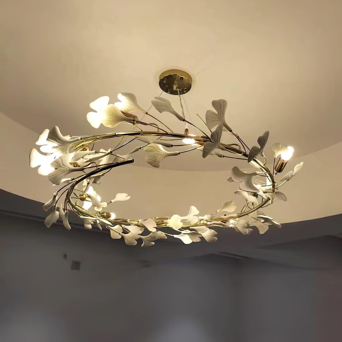 Gingko Ceramic Chandelier U