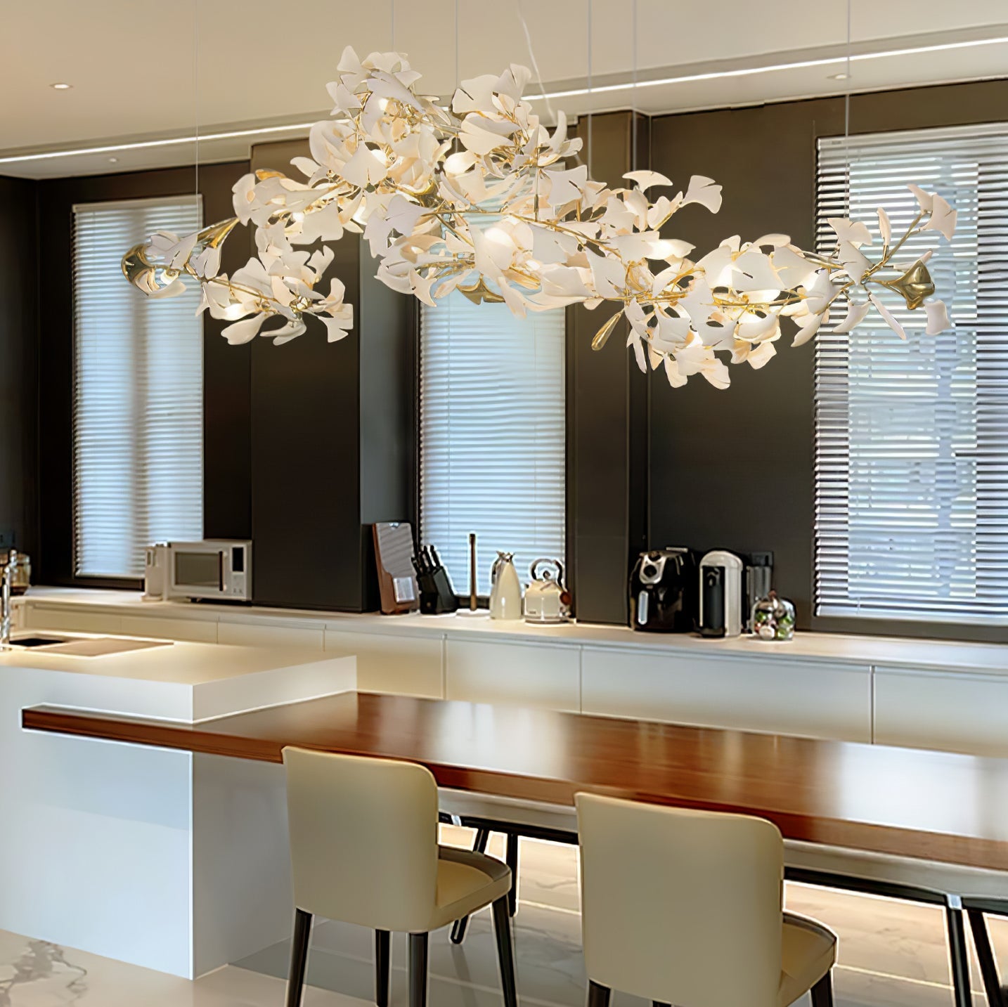 Gingko Ceramic Chandelier K