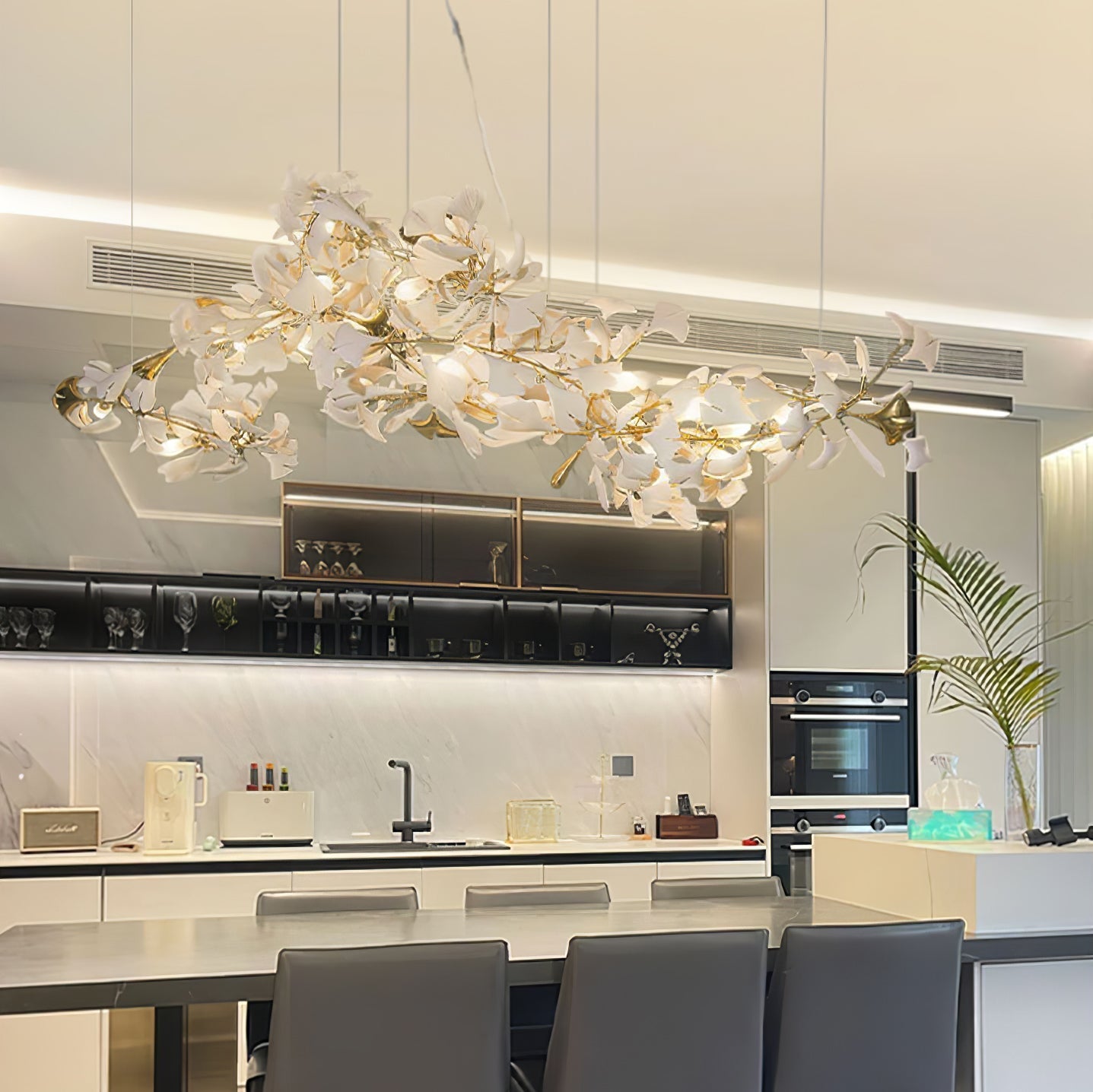 Gingko Ceramic Chandelier K