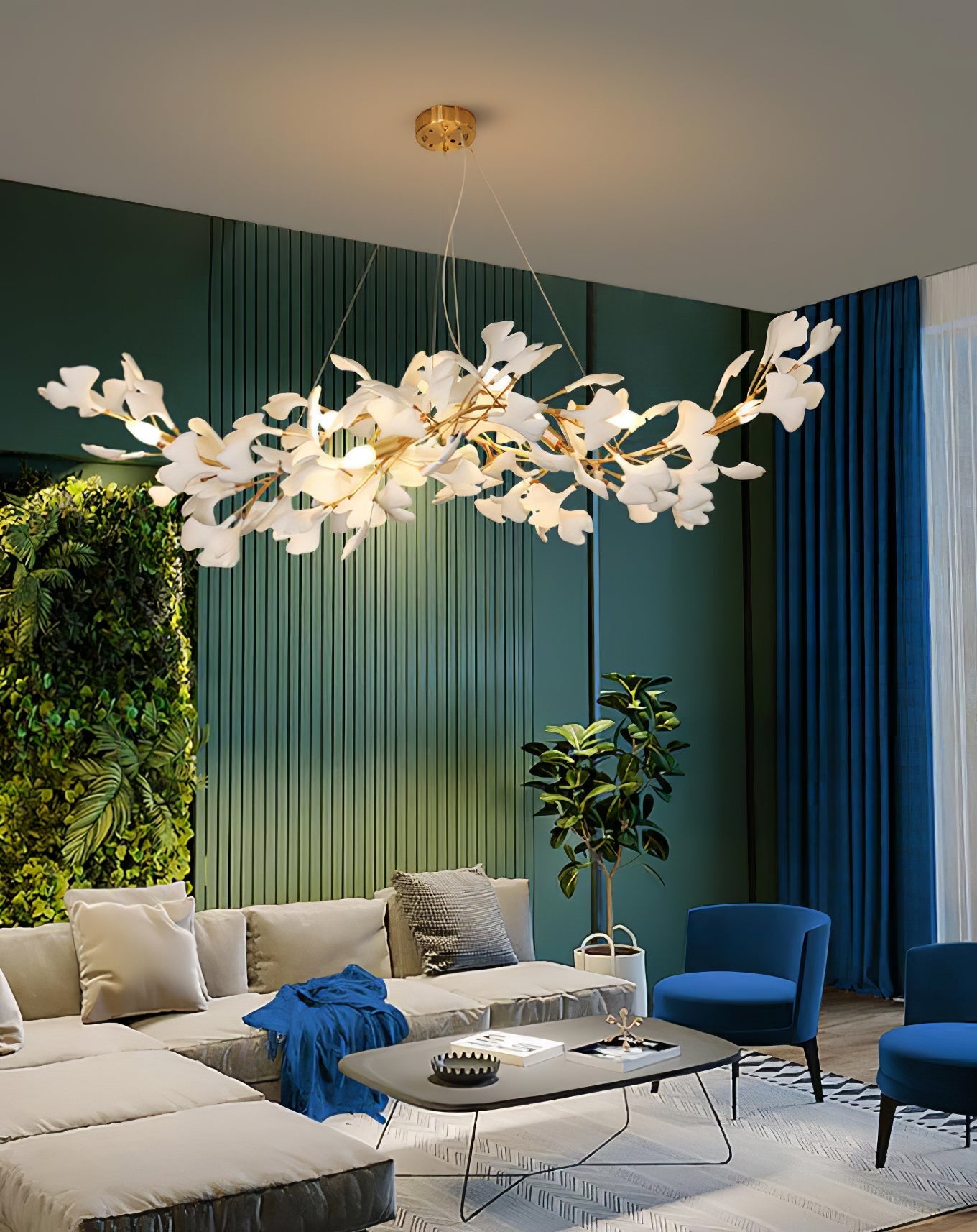 Gingko Ceramic Chandelier K
