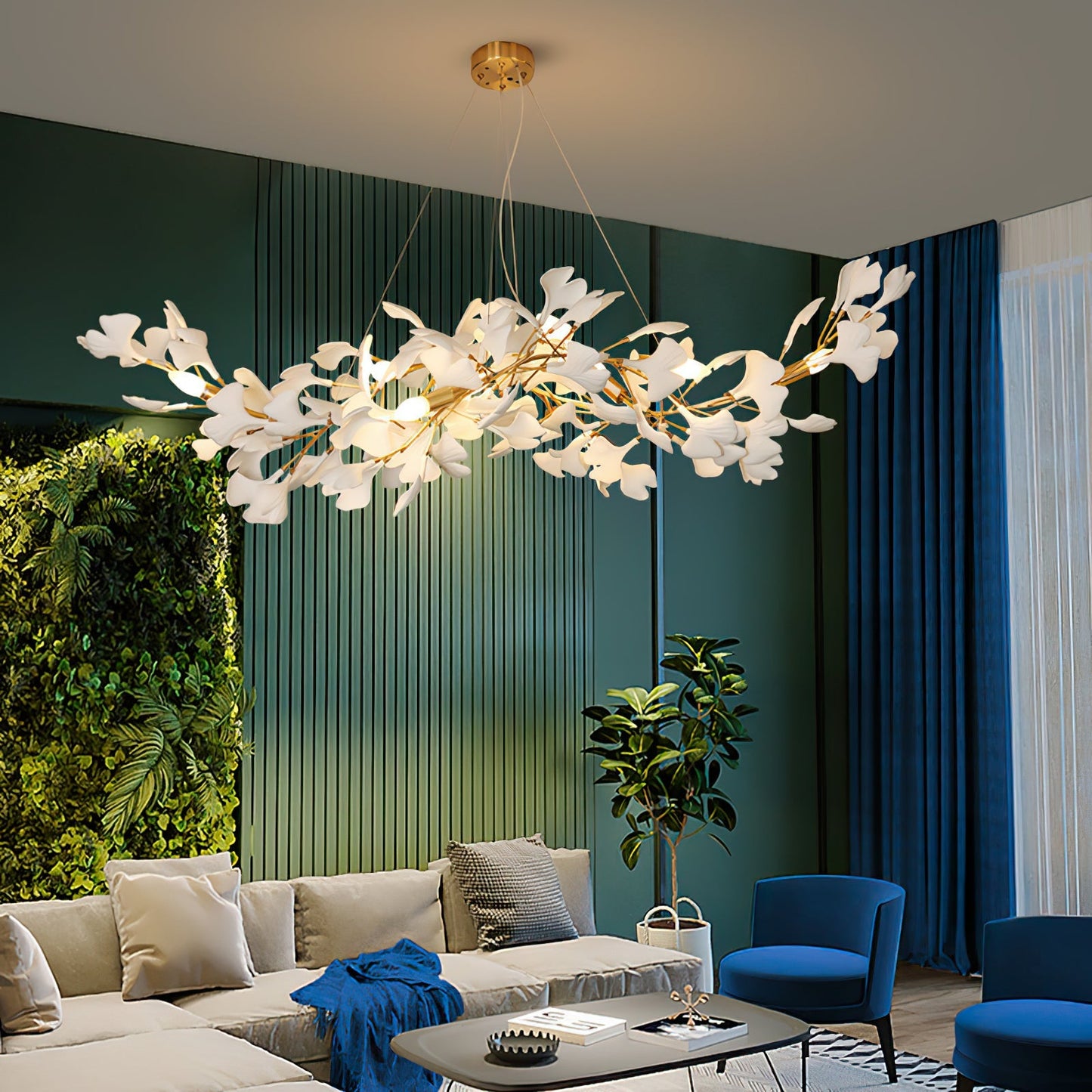 Gingko Ceramic Chandelier K