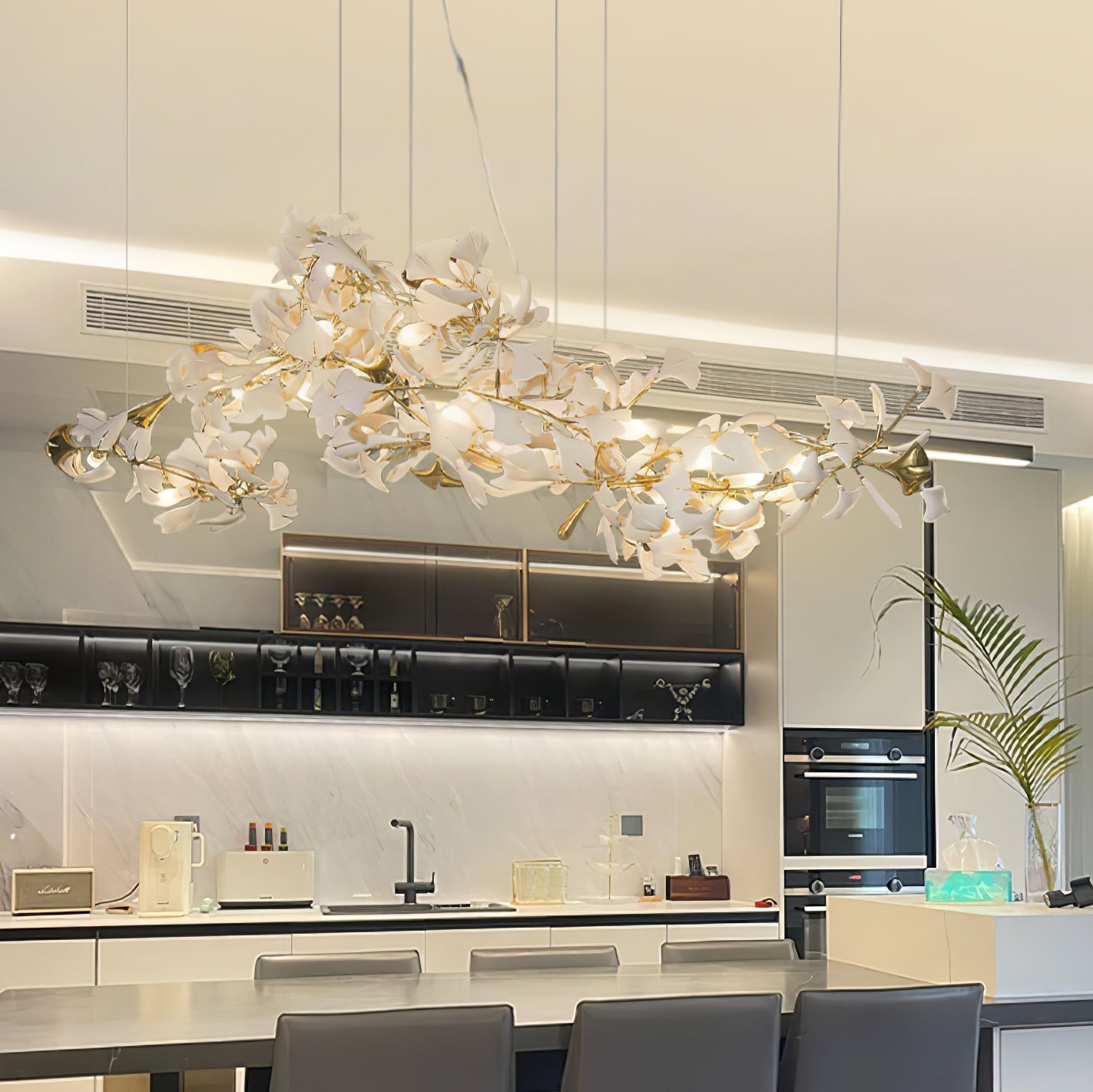 Gingko Ceramic Chandelier K