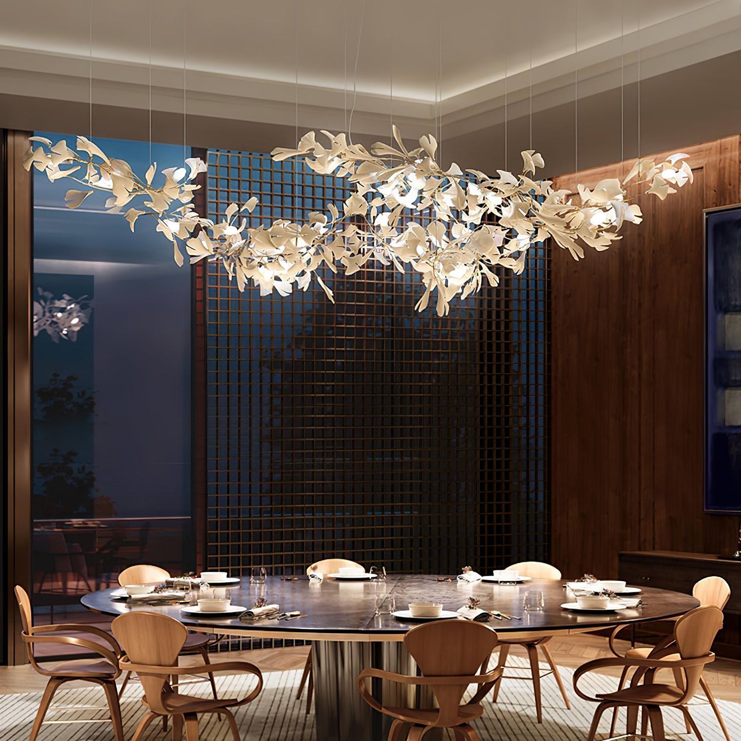 Gingko Ceramic Chandelier K