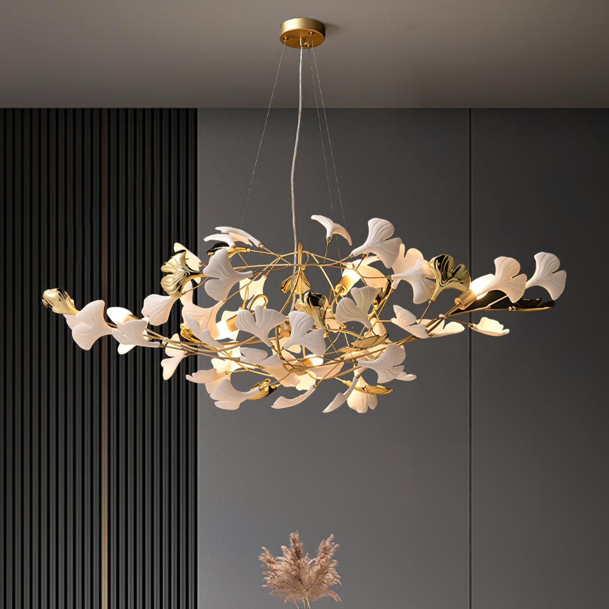 Gingko Ceramic Chandelier S