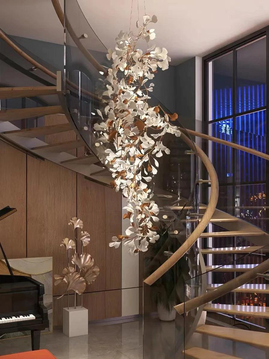 Gingko Ceramic Chandelier F