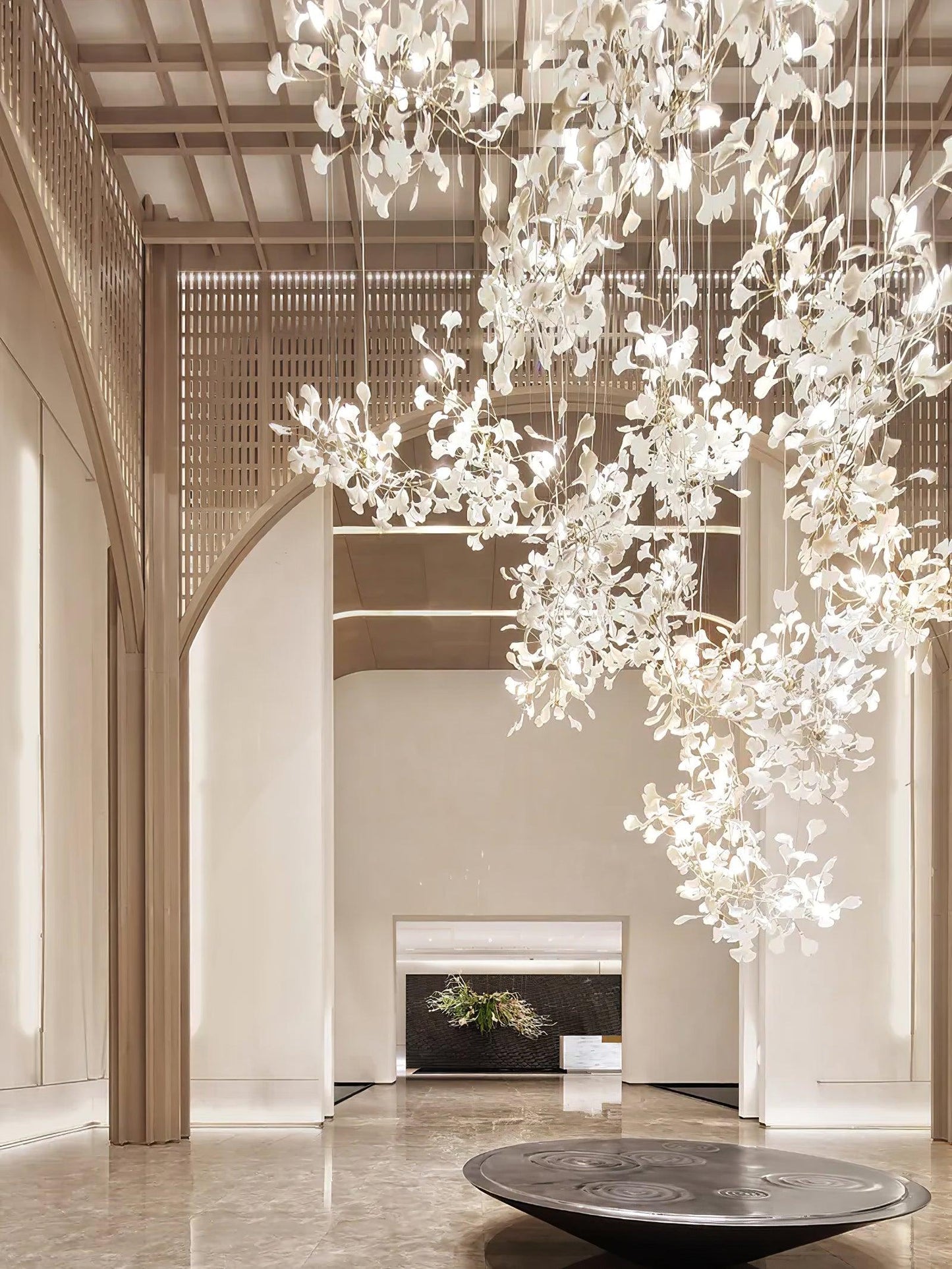 Gingko Ceramic Chandelier F