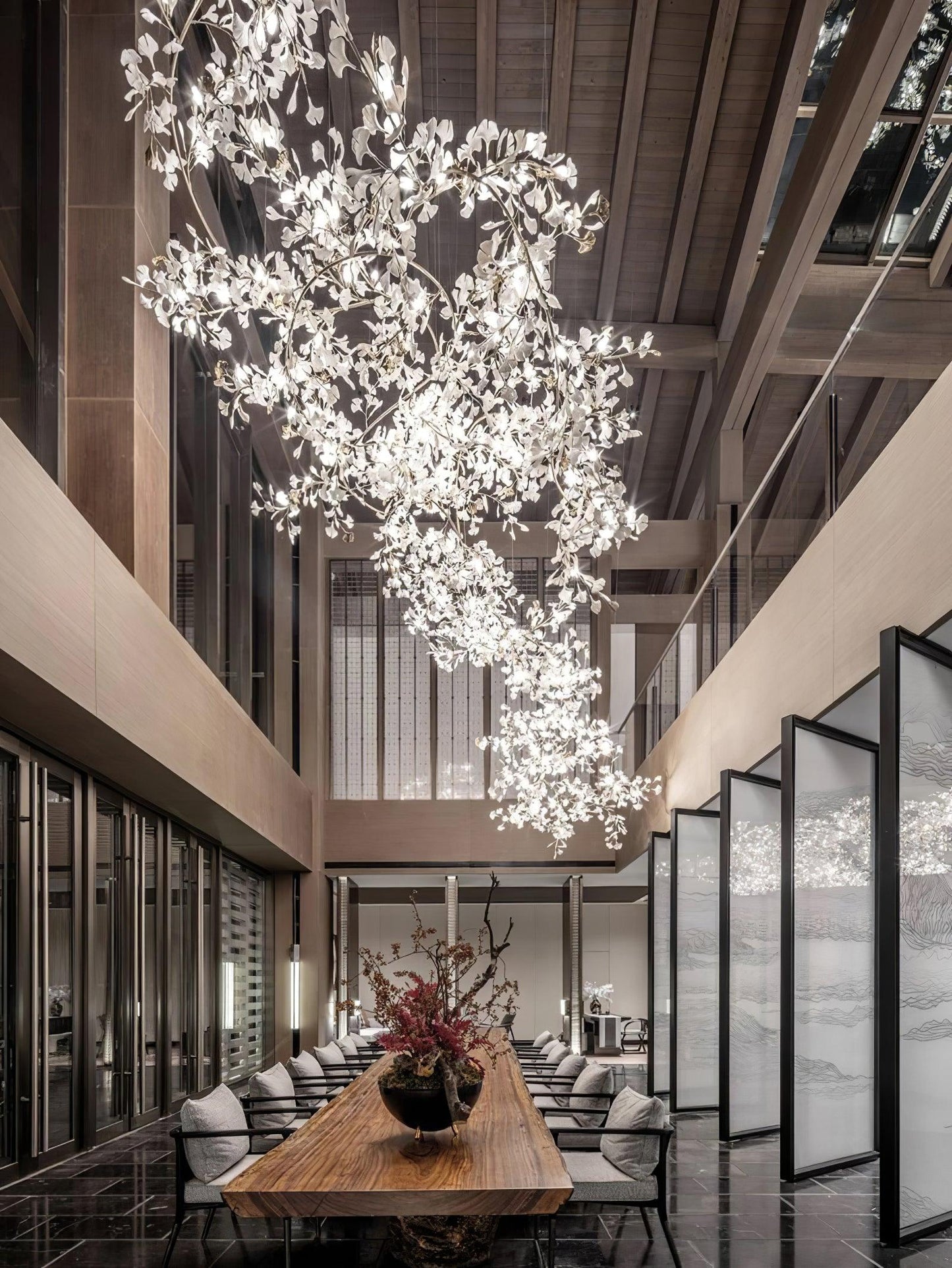 Gingko Ceramic Chandelier F