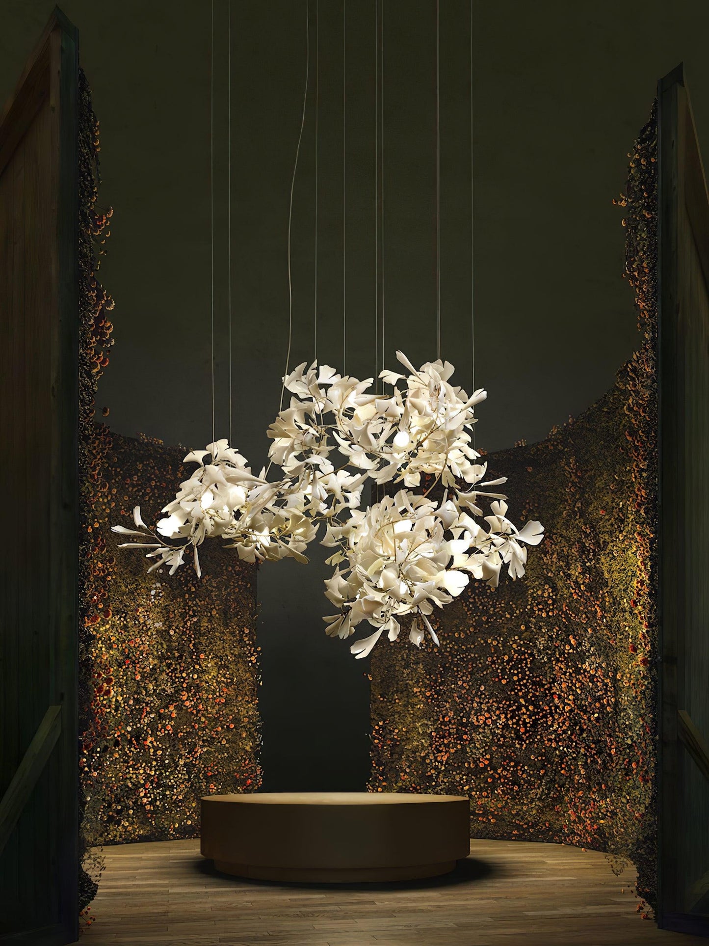 Gingko Ceramic Chandelier F