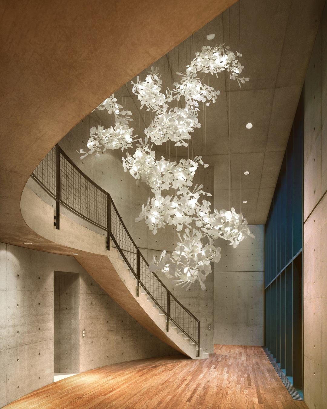 Gingko Ceramic Chandelier F