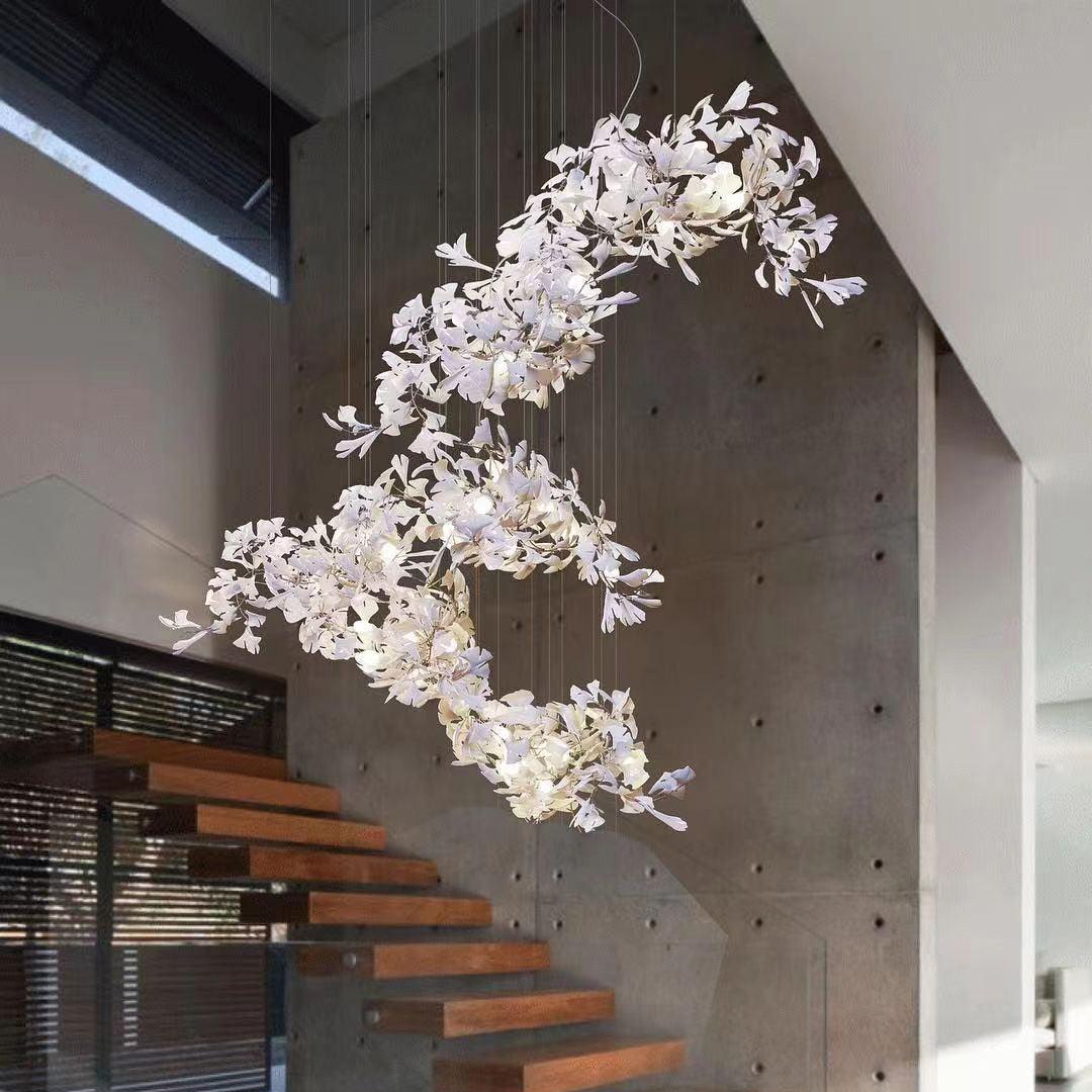 Gingko Ceramic Chandelier F