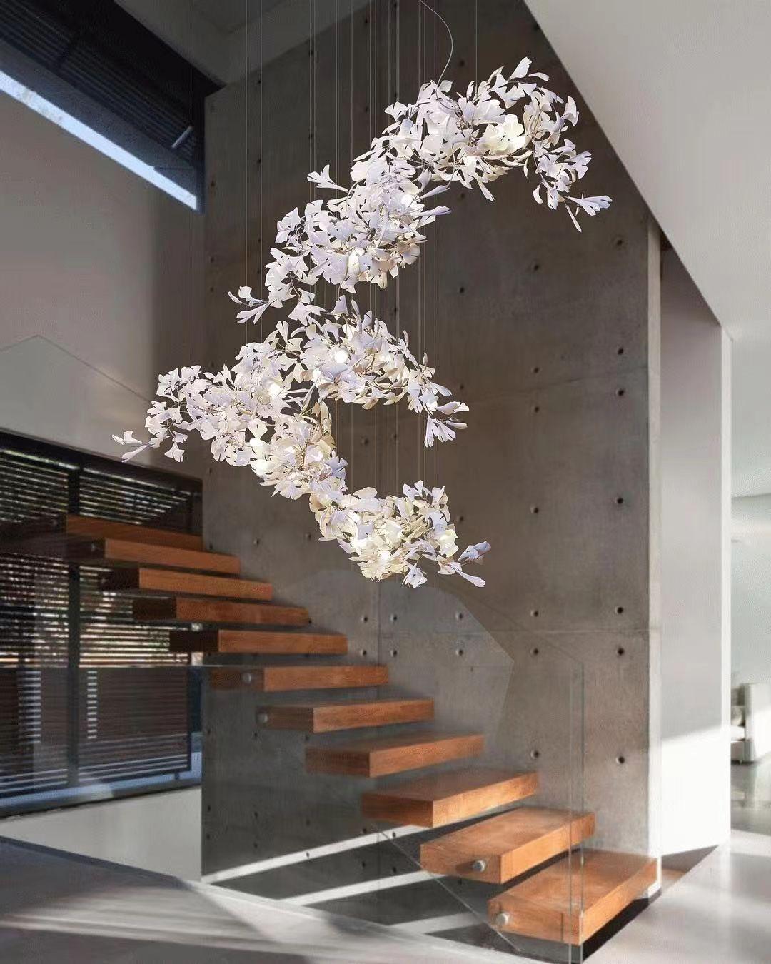 Gingko Ceramic Chandelier F