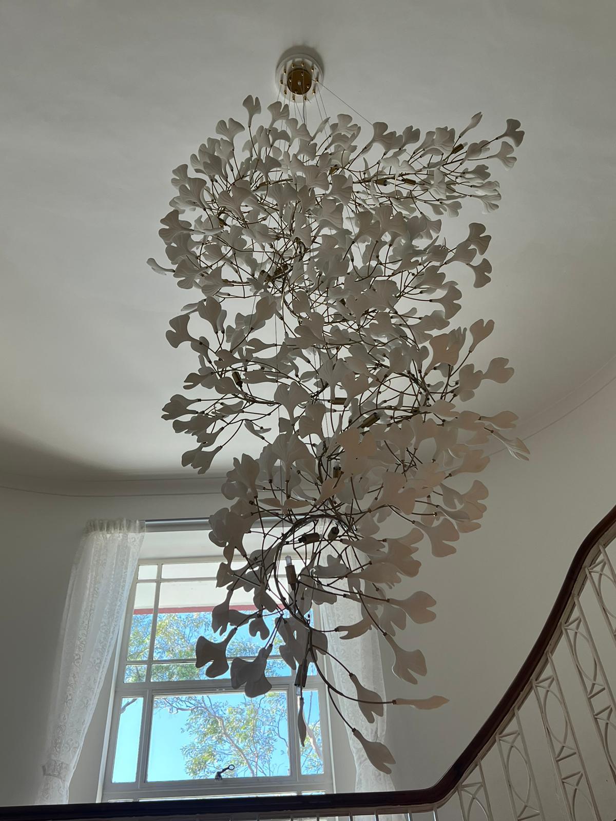Gingko Ceramic Chandelier F