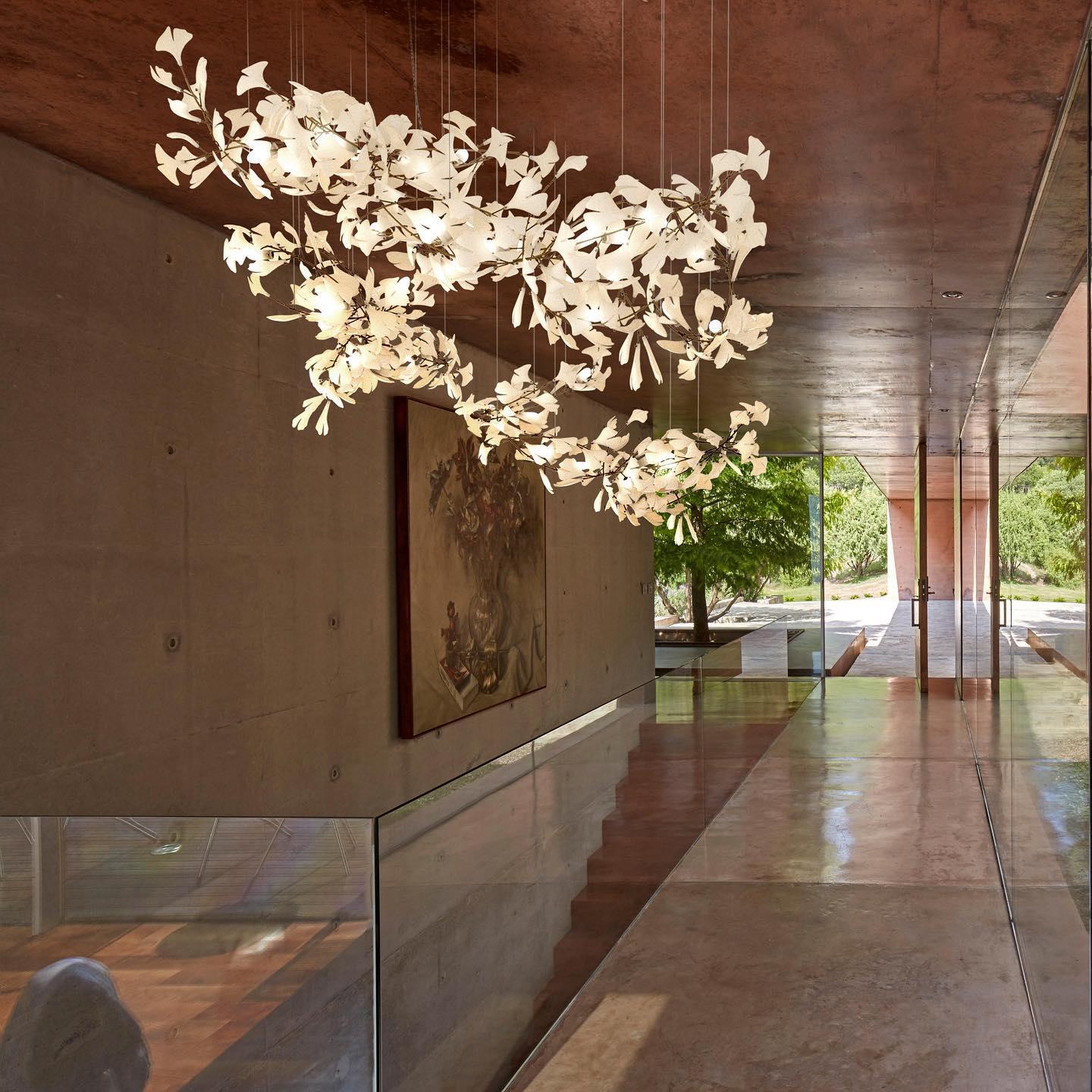 Gingko Ceramic Chandelier C