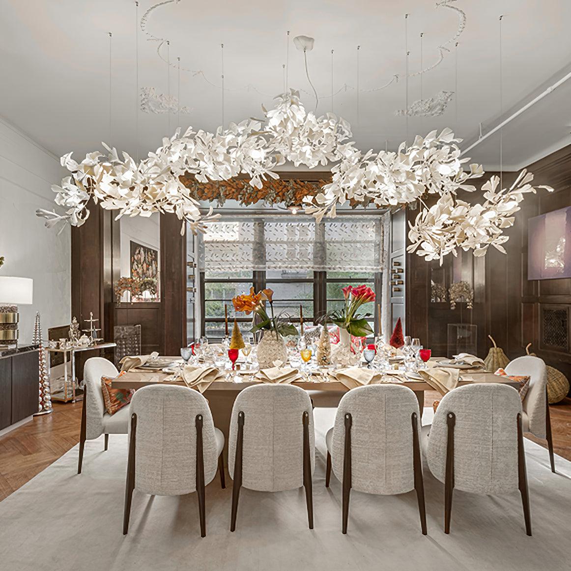Gingko Ceramic Chandelier C