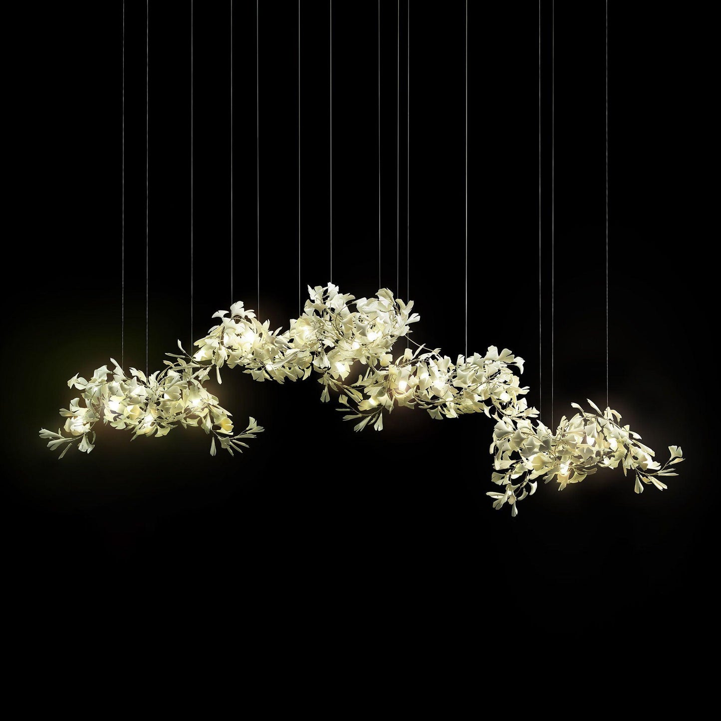Gingko Ceramic Chandelier C