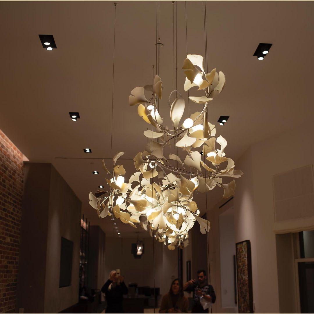 Gingko Ceramic Chandelier C