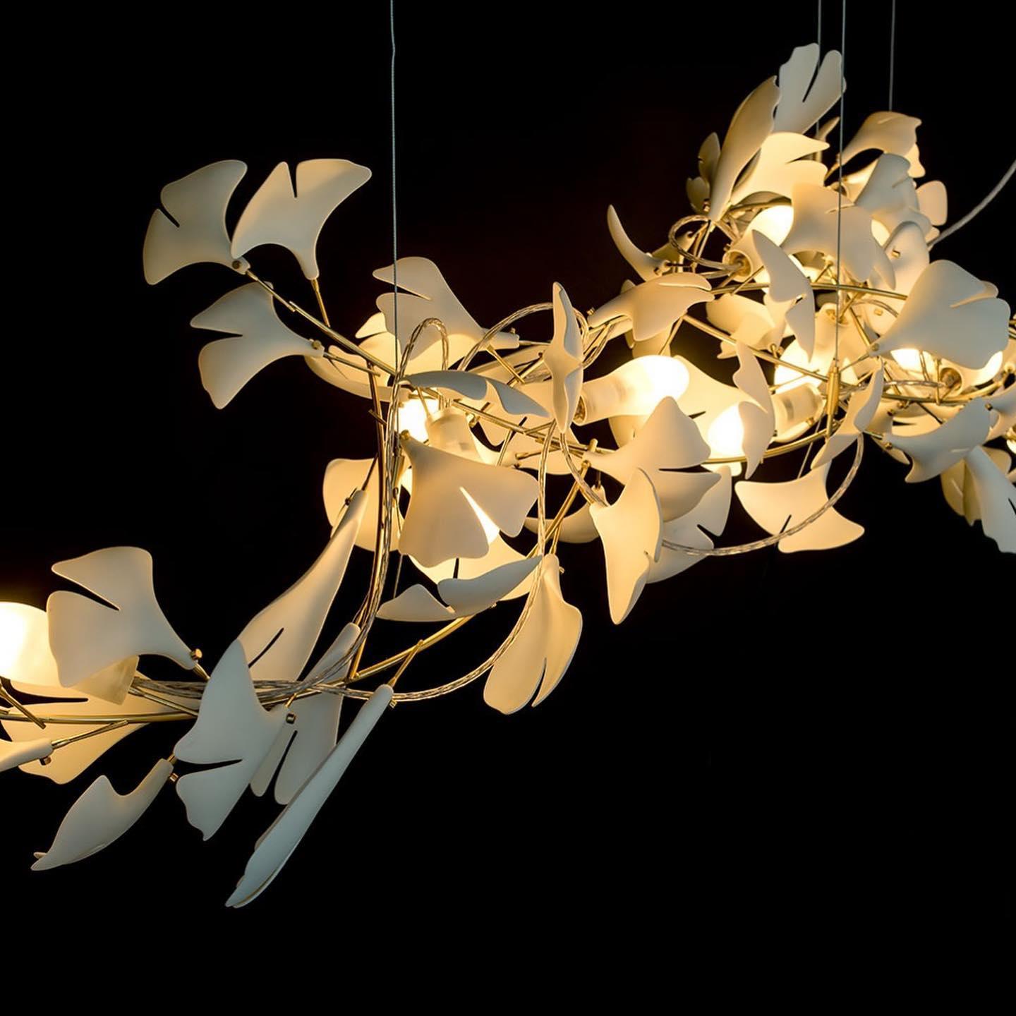 Gingko Ceramic Chandelier C