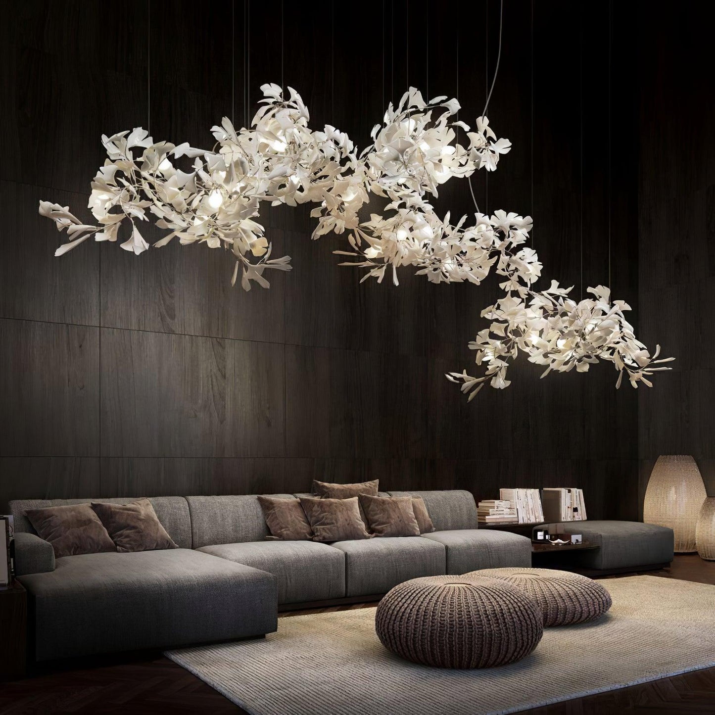 Gingko Ceramic Chandelier C