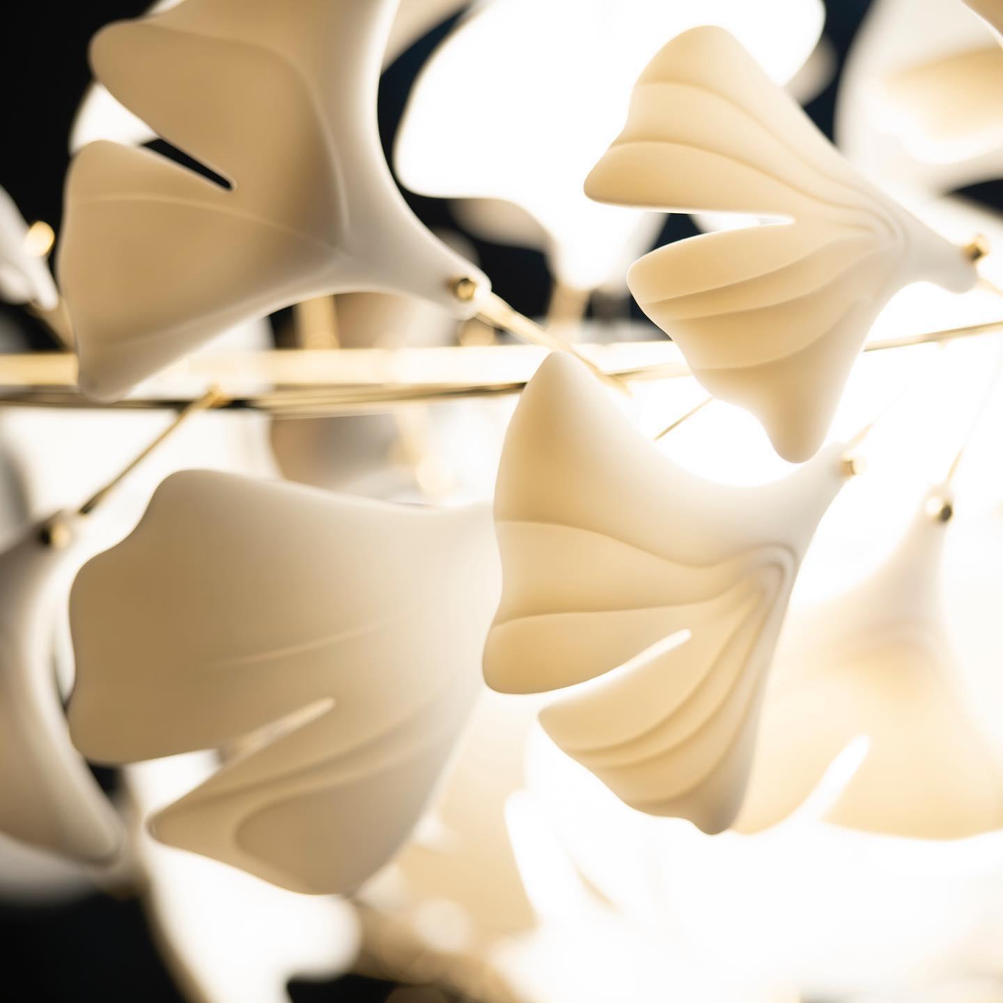 Gingko Ceramic Chandelier C