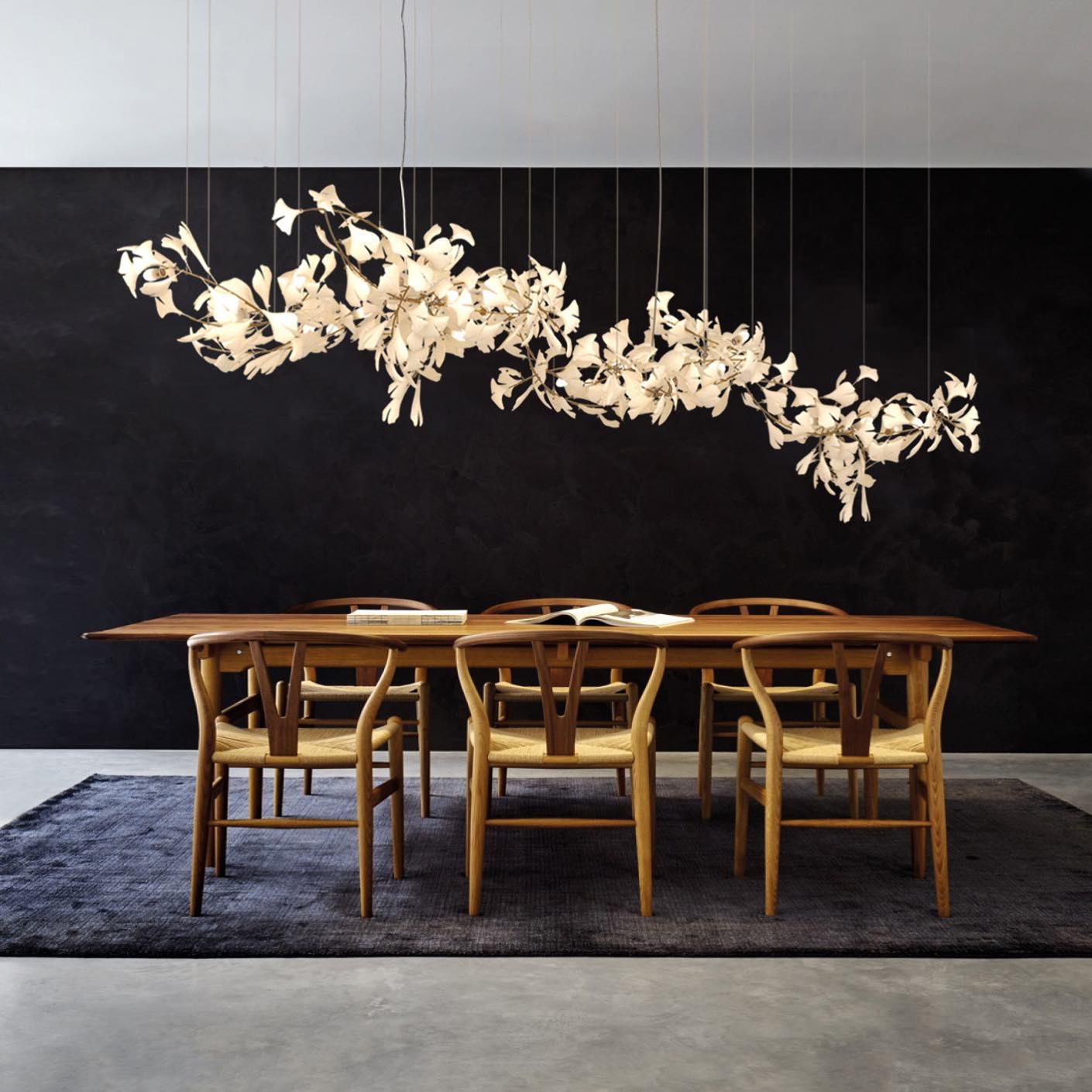 Gingko Ceramic Chandelier C