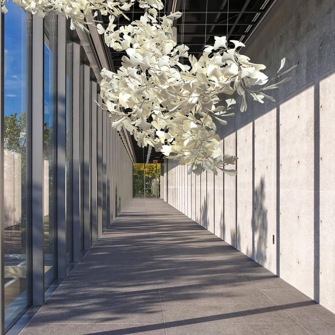 Gingko Ceramic Chandelier C