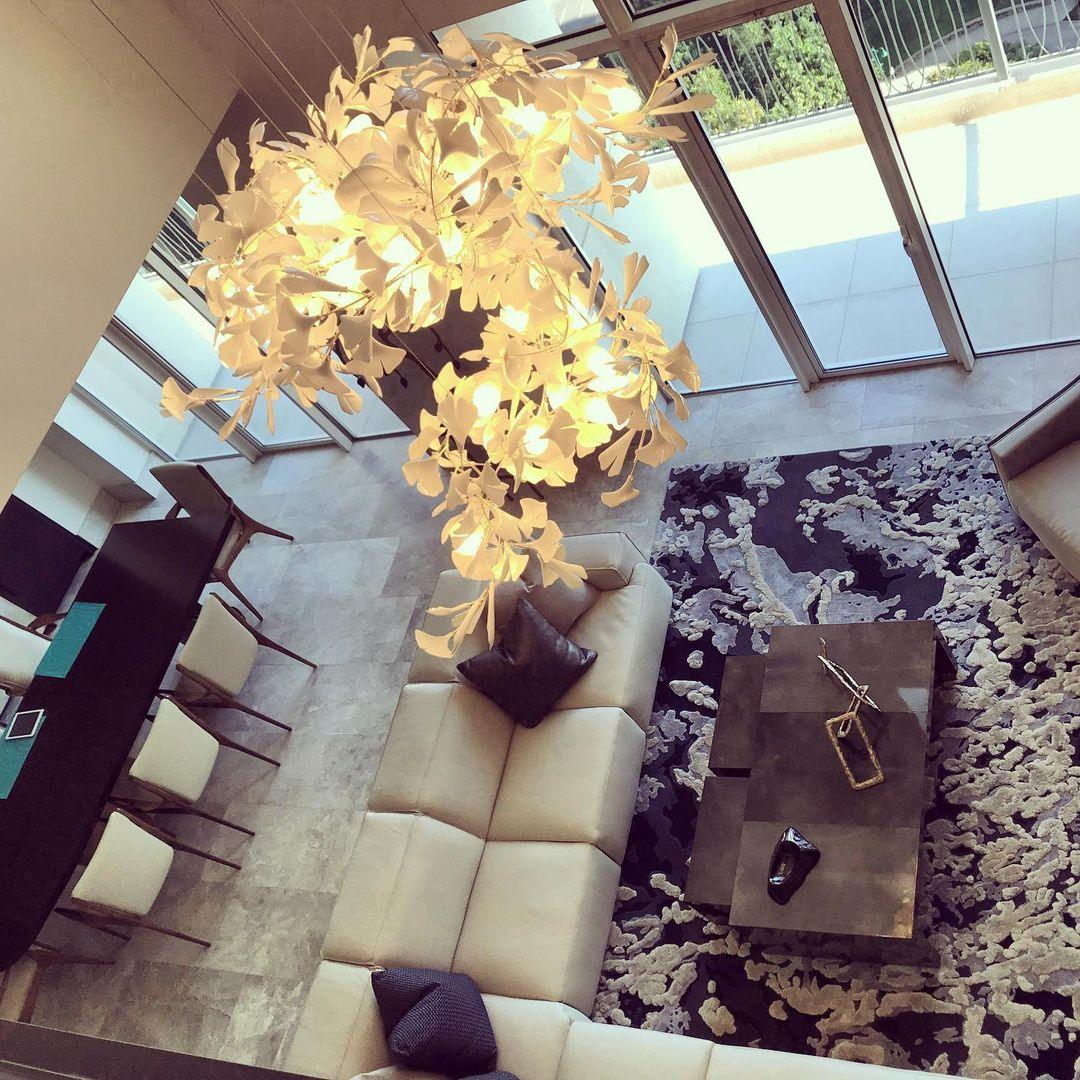 Gingko Ceramic Chandelier E