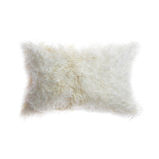 Curly Goat Fur Pillow
