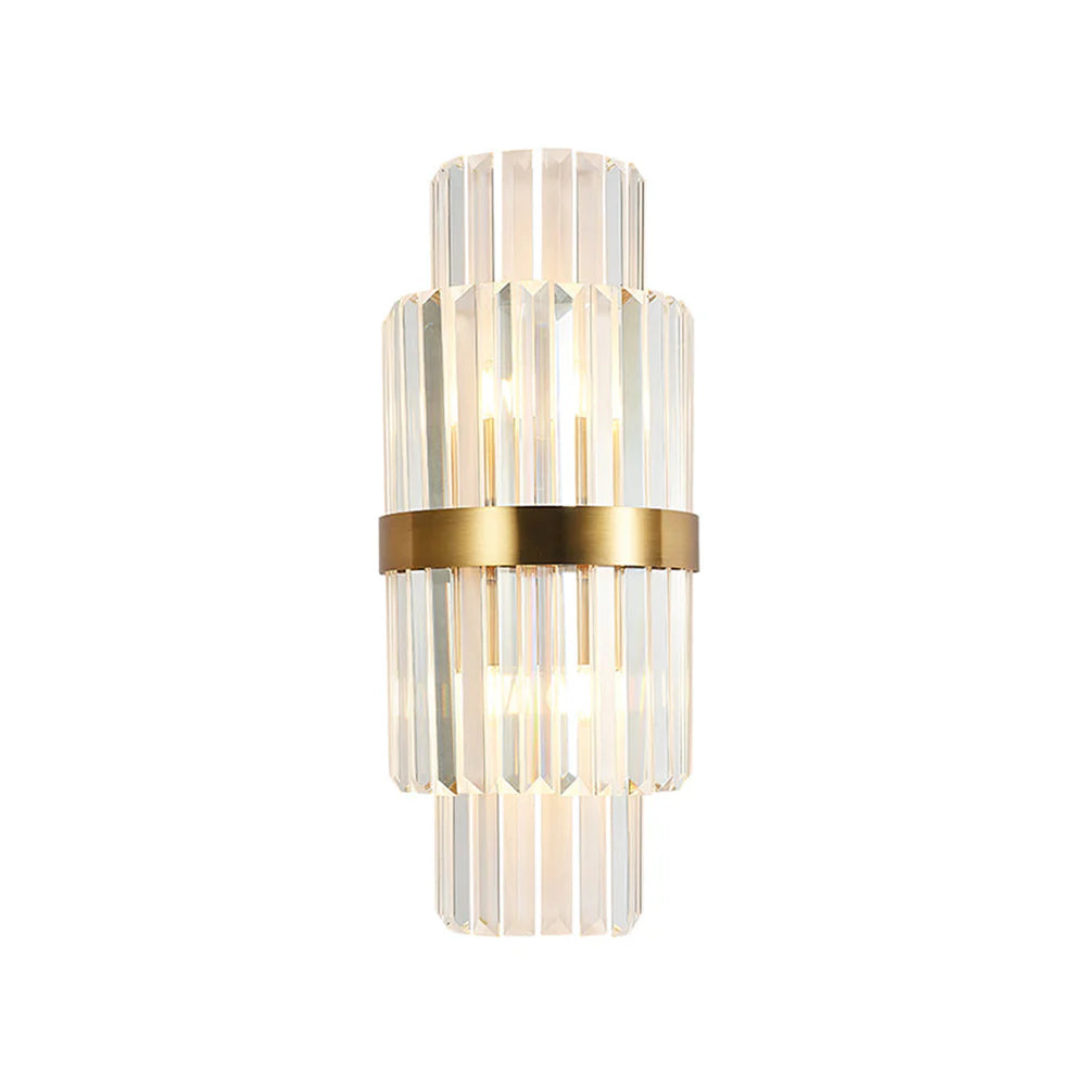 Rectangular Crystal Strip Elegant Wall Lamp