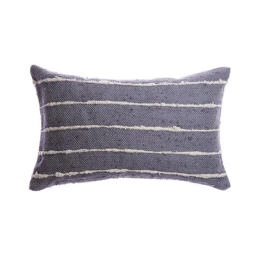 Slate Raw Silk Pillow